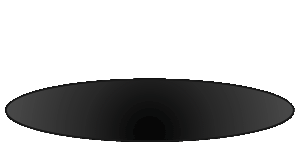 Ein Kopf schaut aus einem Loch heraus, nach links und rechts und verschwindet wieder